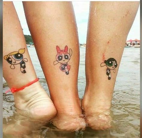 tatuaje las chicas superpoderosas|30 ideas lindas de tatuajes de las chicas súper poderosas